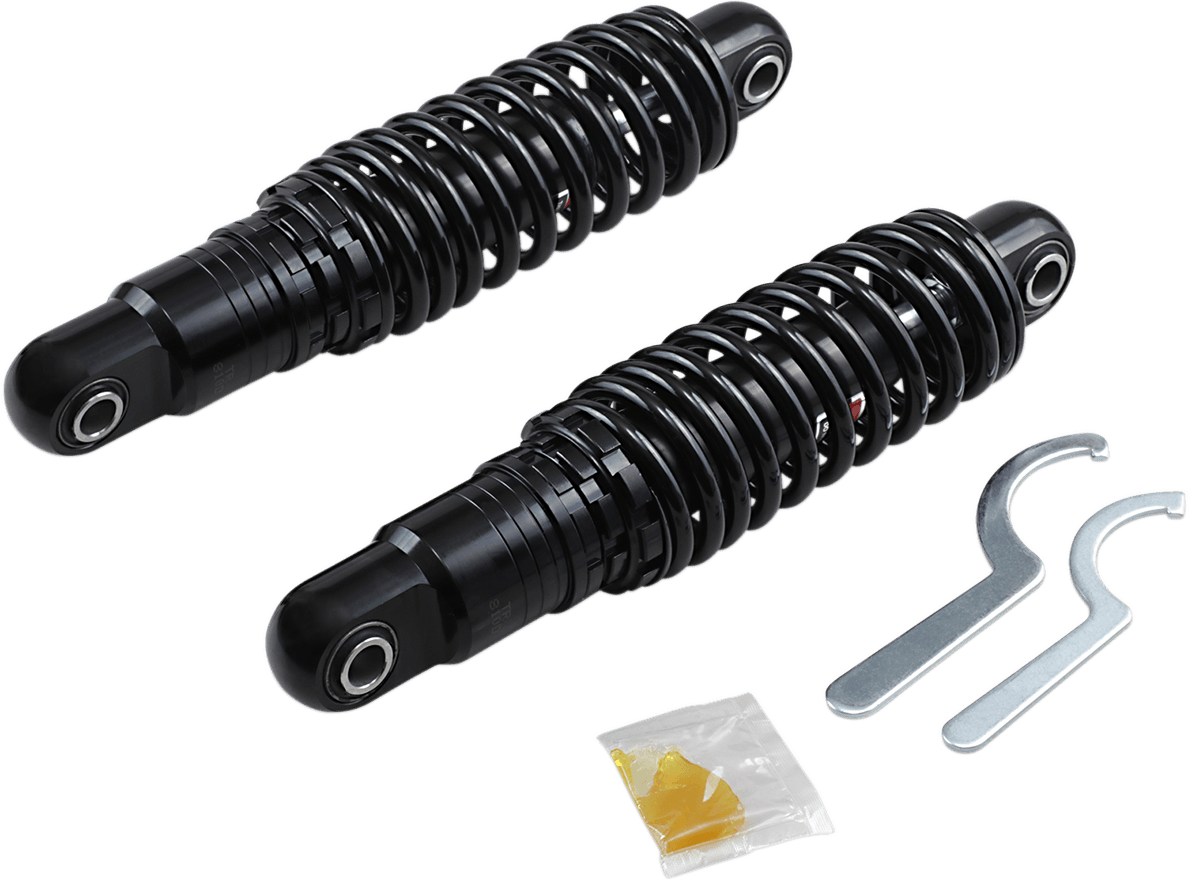 Premium Ride-Height Adjustable Shocks — 11.00" — CVO Road King FLHRSE, Electra Glide Classic EFI FLHTCI, Electra Glide Classic FLHTC +67 more 1986-2025