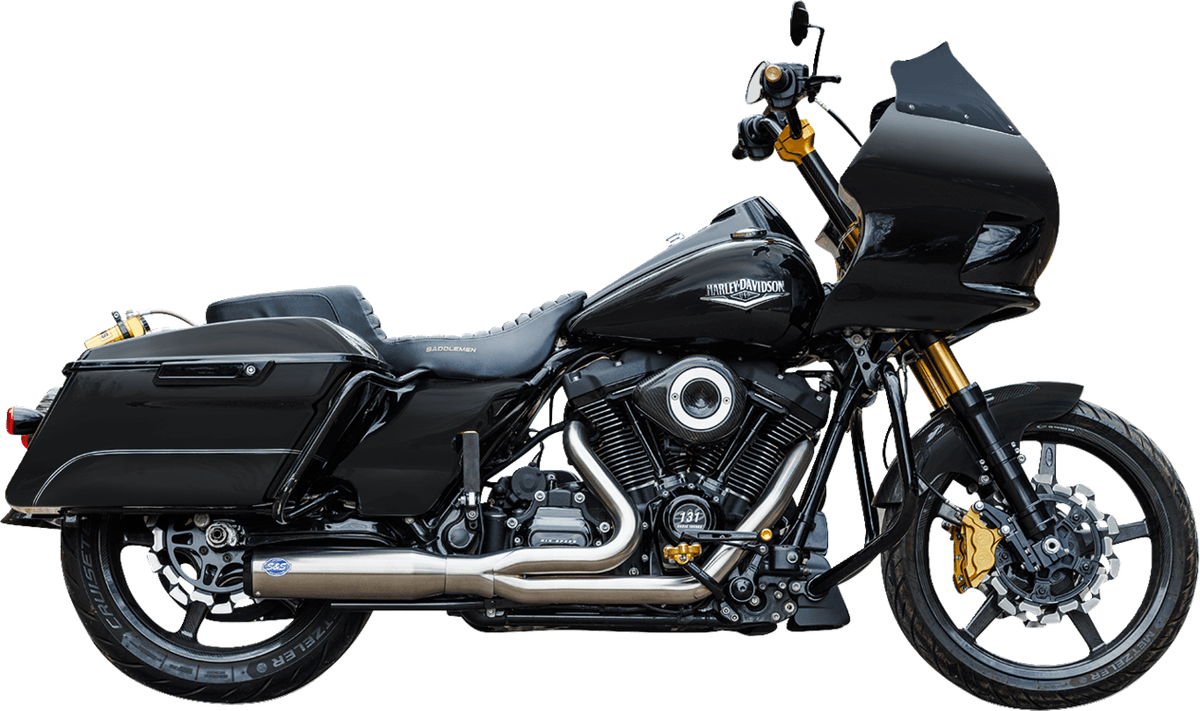 2-into-1 Qualifier Exhaust System — Electra Glide Police  FLHTPI, FLH Electra Glide Revival, FLHFB Electra Glide Highway King +19 more 2017-2023