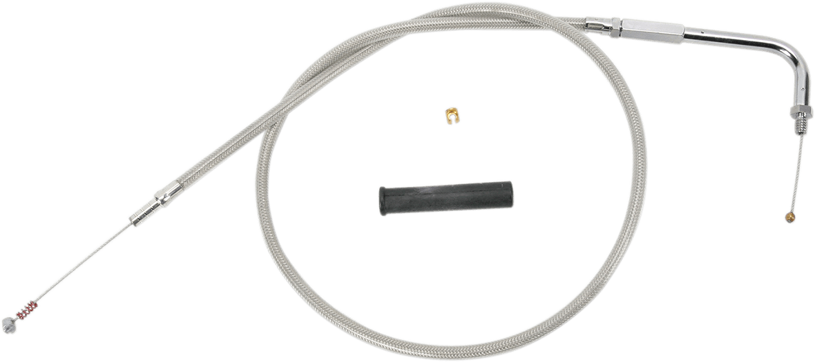 Stainless Braided Idle Cable — FXSTS Springer Softail 1990-1995