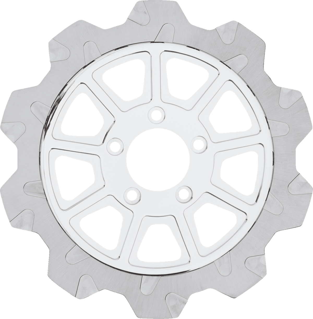 Crown Cut Brake Rotor — 1200 Custom EFI XLC, 1200 Low EFI XLL, 1200 Roadster EFI XLR +112 more 2000-2014