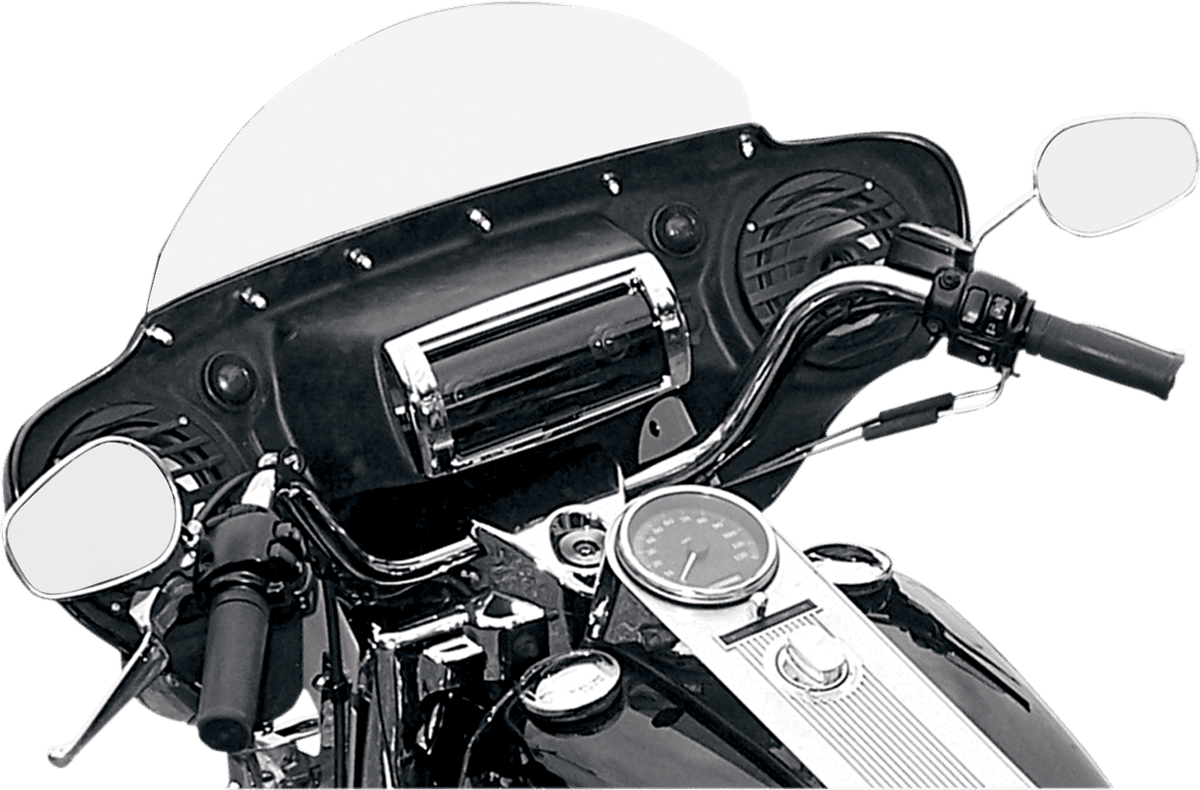 Sportzilla Fairing with Stereo Receiver — FLSTC Heritage Softail Classic, FLSTCI Heritage Softail Classic, FLSTF Fat Boy +3 more 2000-2017