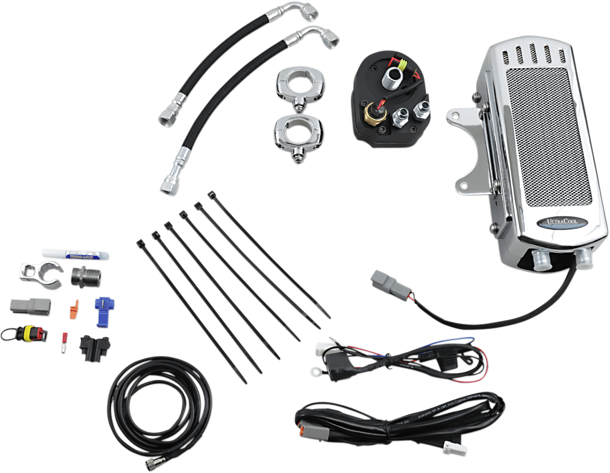 Oil Cooler Kit — 15th Anniversary Fat Boy FLSTF, FLS Softail Slim, FLSS Softail Slim S +47 more 1985-2017