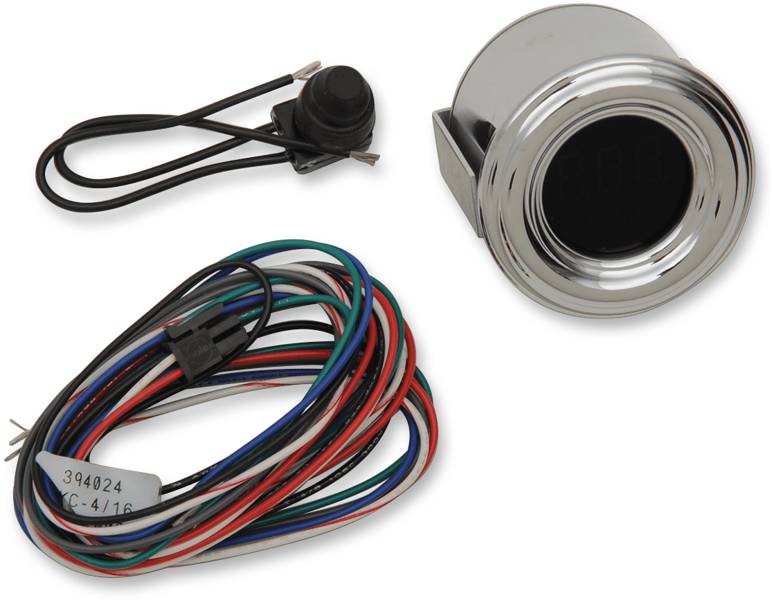 1-7/8" MPH 4000 Series Oil Temperature Gauge - Retro - Blue Display