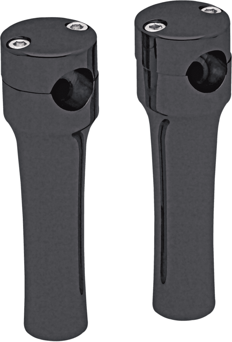 Handlebar Risers - 6" - Black