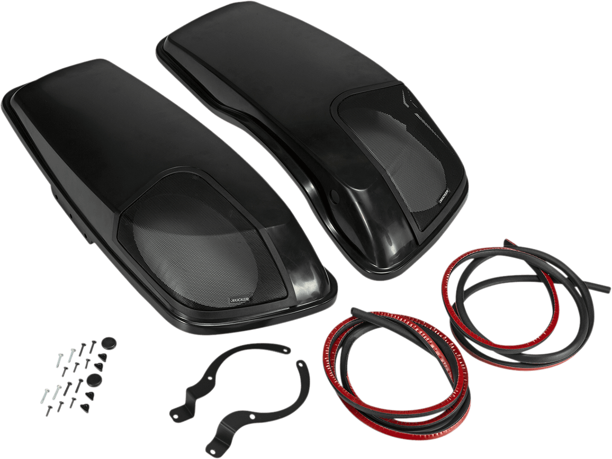 Saddlebag Speaker Lids — CVO Road King FLHRSE, FLHR Road King, FLHRSE6 CVO Road King +22 more 2014-2023