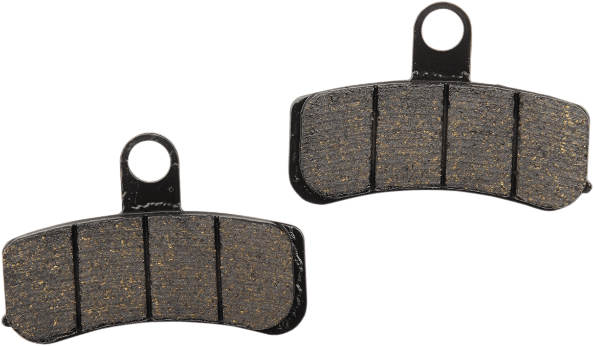 HHF Street Ceramic Organic Brake Pads — FLD Switchback, FLS Softail Slim, FLSTC Heritage Softail Classic +16 more 2008-2017