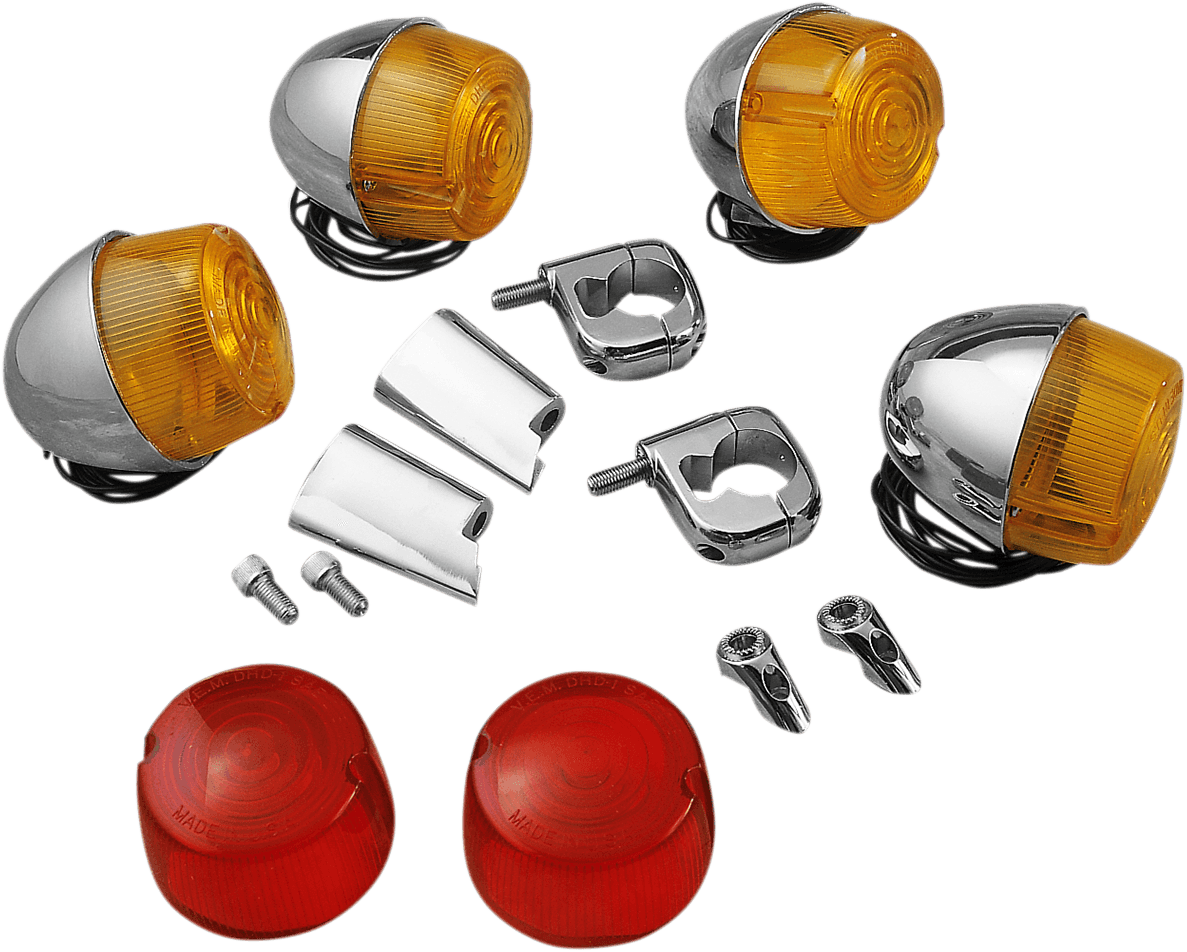 Complete Turn Signal Kit — 1200 Fat Bob FXEF, 1200 Low Rider FXS, 1200 Super Glide FXE +18 more 1973-1985