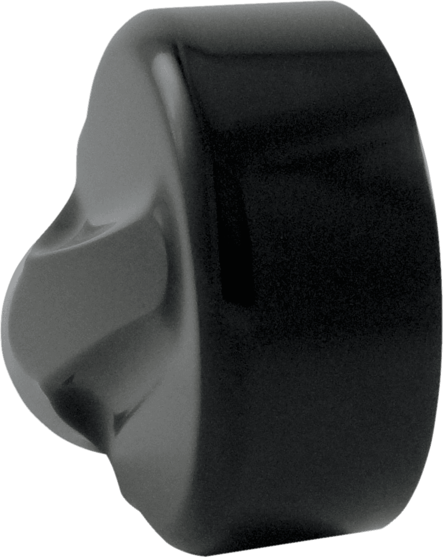 Mirror - Concealed - Side View - Round - Smooth - Black - Each