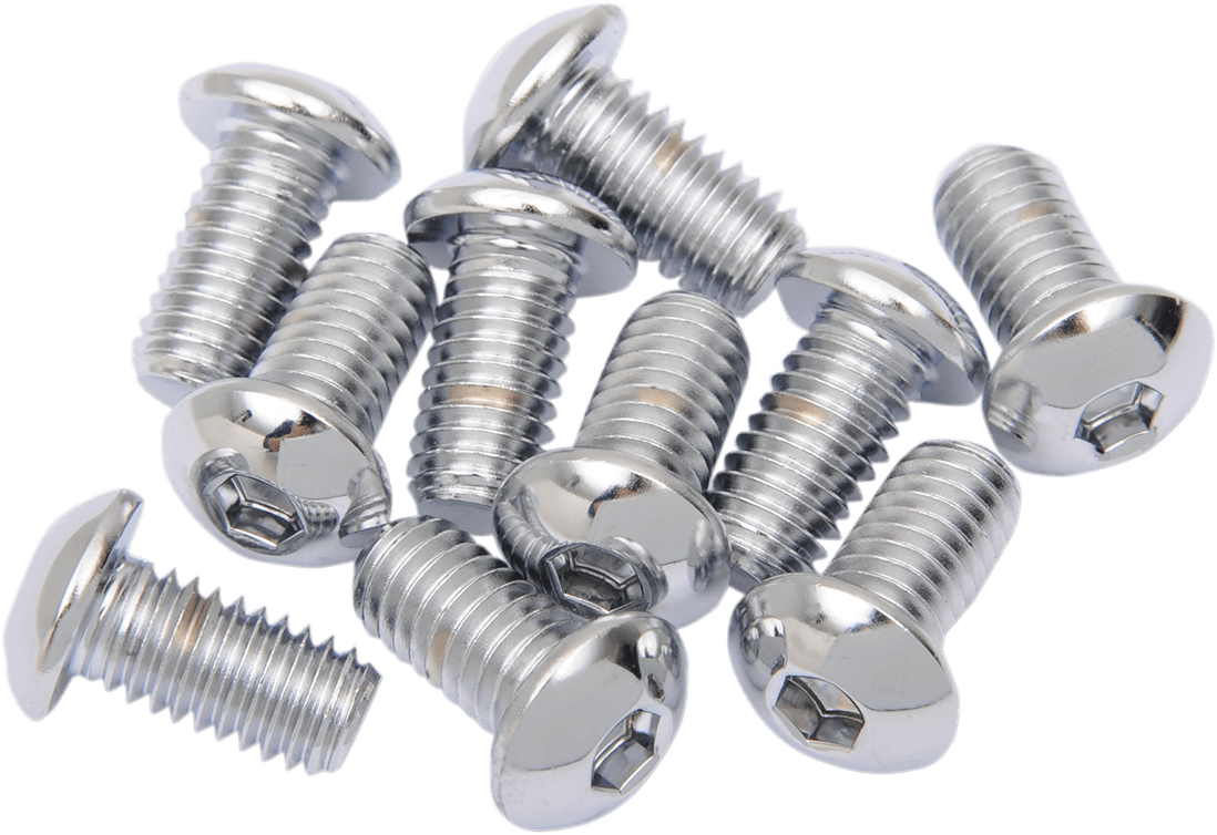 Bolts - Button Head/Replacement - 3/8"-16 x 1" - 10 Pack
