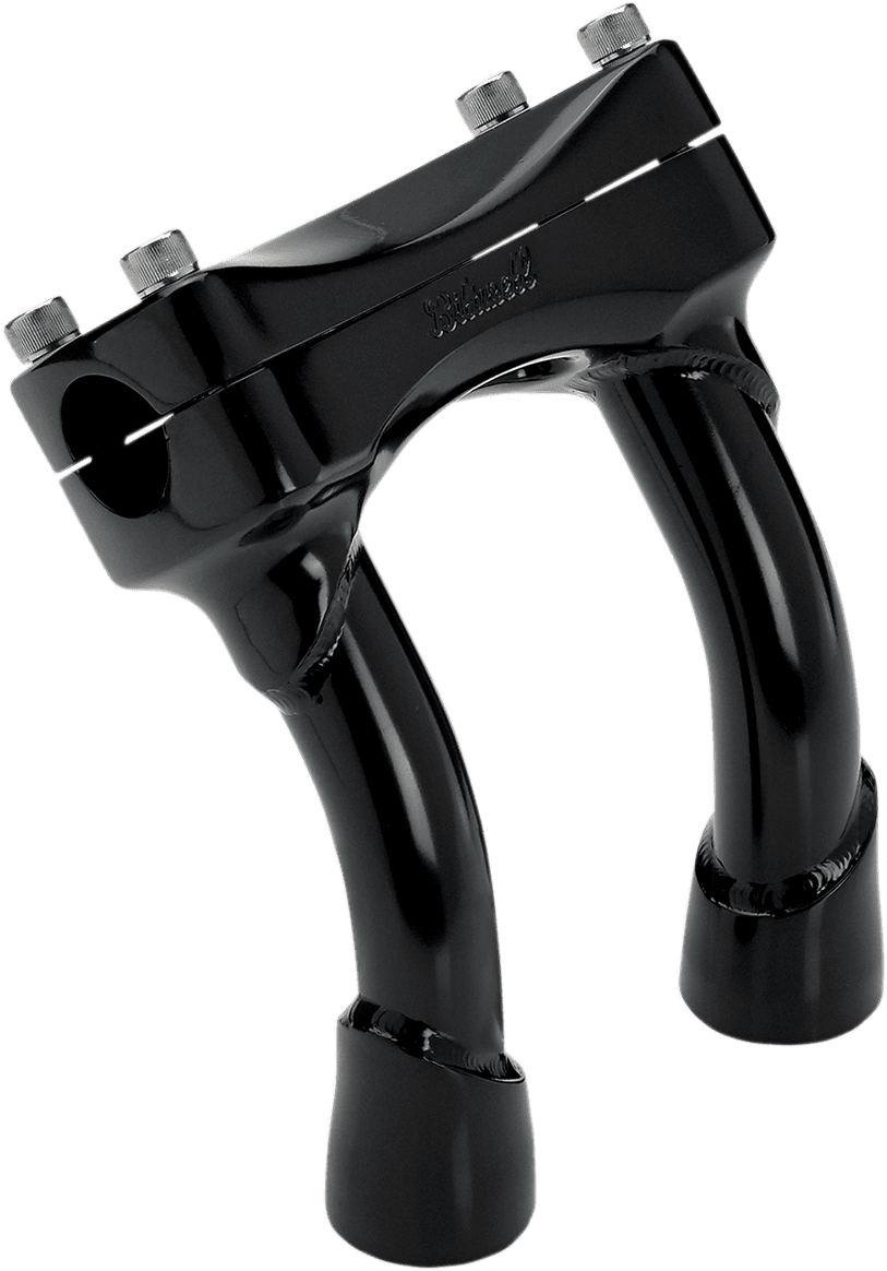 Murdock Handlebar Risers - Pullback - 6" - Black