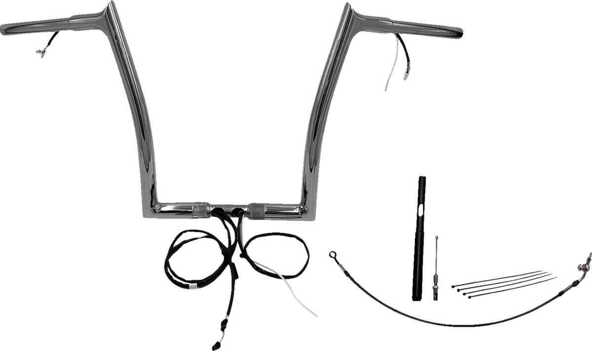 EZ Install Wired 1-1/4" Pointed Top Handlebar Kit — FLTRX Road Glide, FLTRXS Road Glide Special, Road Glide Police FLTRXP 2021-2025