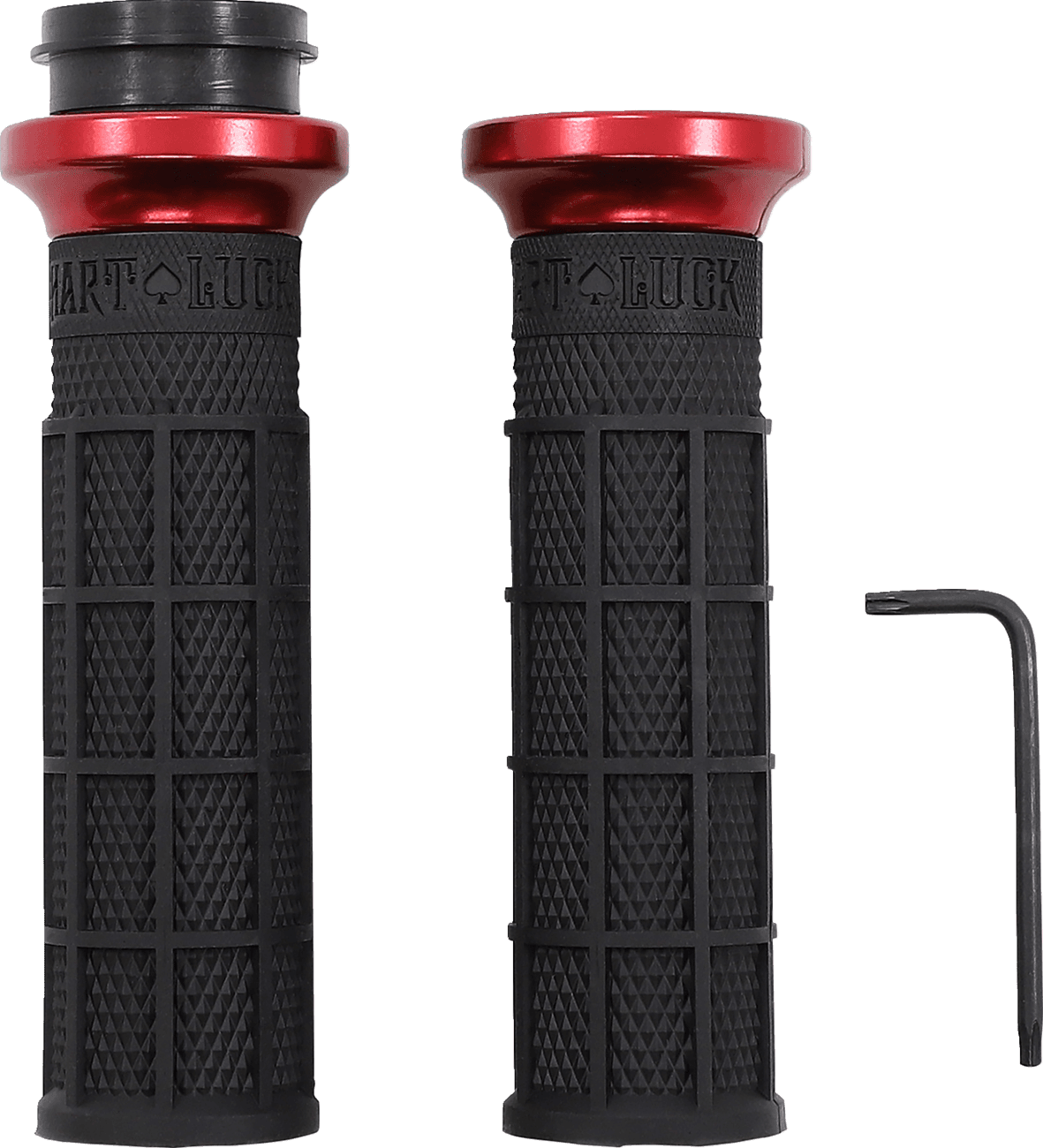 Hart-Luck Signature V-Twin Lock-On™ Grips — CVO Road King FLHRSE, ELW LiveWire, Electra Glide Police  FLHTPI +83 more 2008-2024