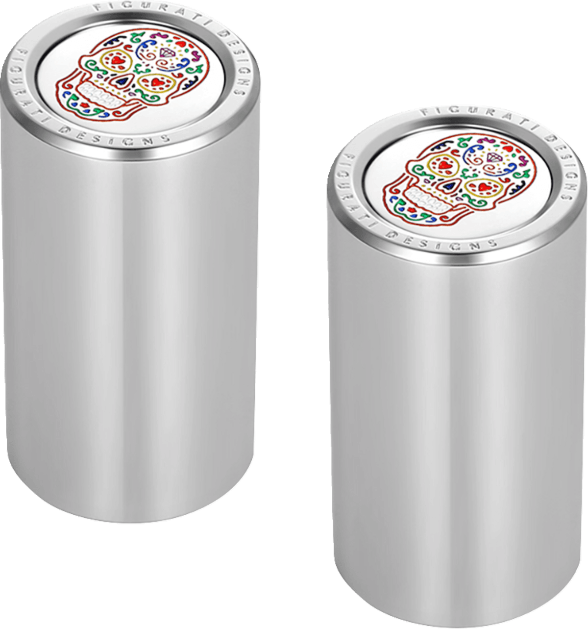 Docking Cover - Long - Mirror Polished - Sugar Skull