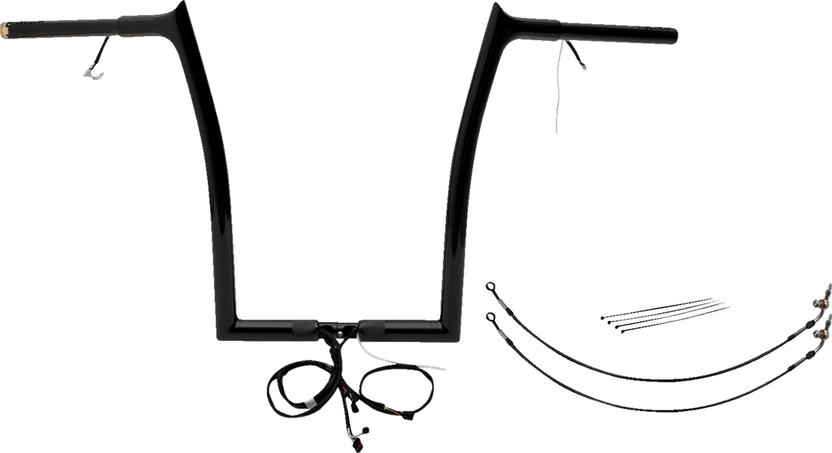 EZ Install Wired 1-1/4" Pointed Top Handlebar Kit — FLTR Road Glide, FLTRX Road Glide, FLTRXS Road Glide Special 2016-2020