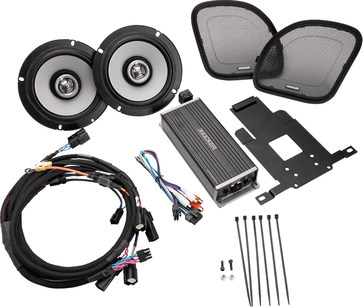 Speaker/Amplifier Kit — FLTR Road Glide, FLTRU Road Glide Ultra, FLTRX Road Glide +1 more 2015-2023