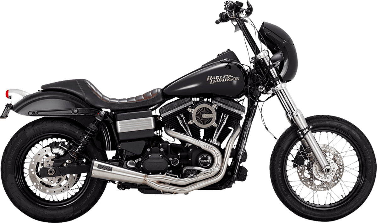 2-into-1 Upsweep Exhaust System — FXD Dyna Super Glide, FXDB Street Bob, FXDC Super Glide Custom +5 more 2010-2017