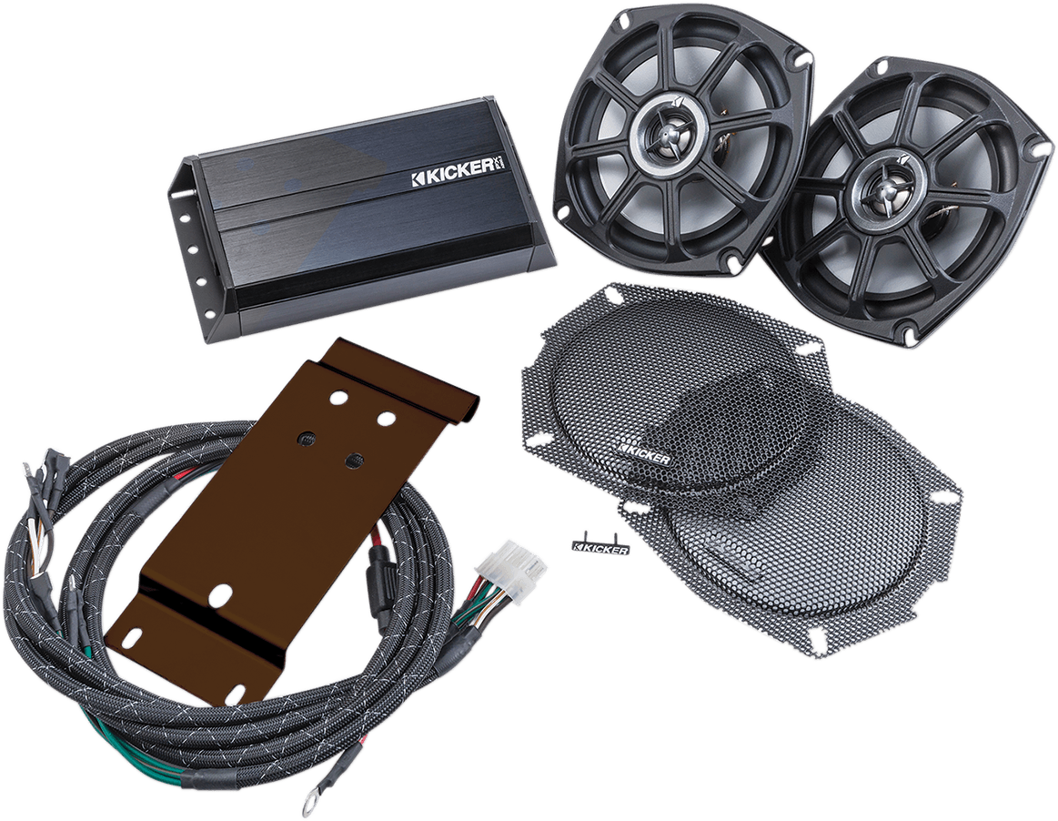 Speaker/Amplifier Kit — Electra Glide Ultra Classic FLHTCU, FLHTCU Electra Glide Ultra Classic, FLHTCUI Electra Glide Ultra Classic +12 more 1996-2013