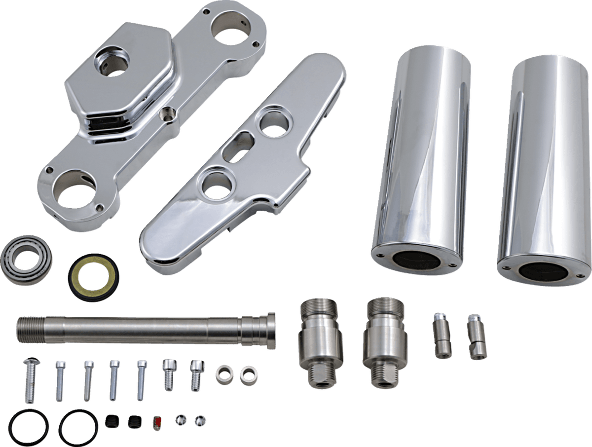 X23 Bolt-On 6° Triple Tree Kit — 15th Anniversary Fat Boy FLSTF, FLST Heritage Softail, FLSTC Heritage Softail Classic +16 more 1986-2017