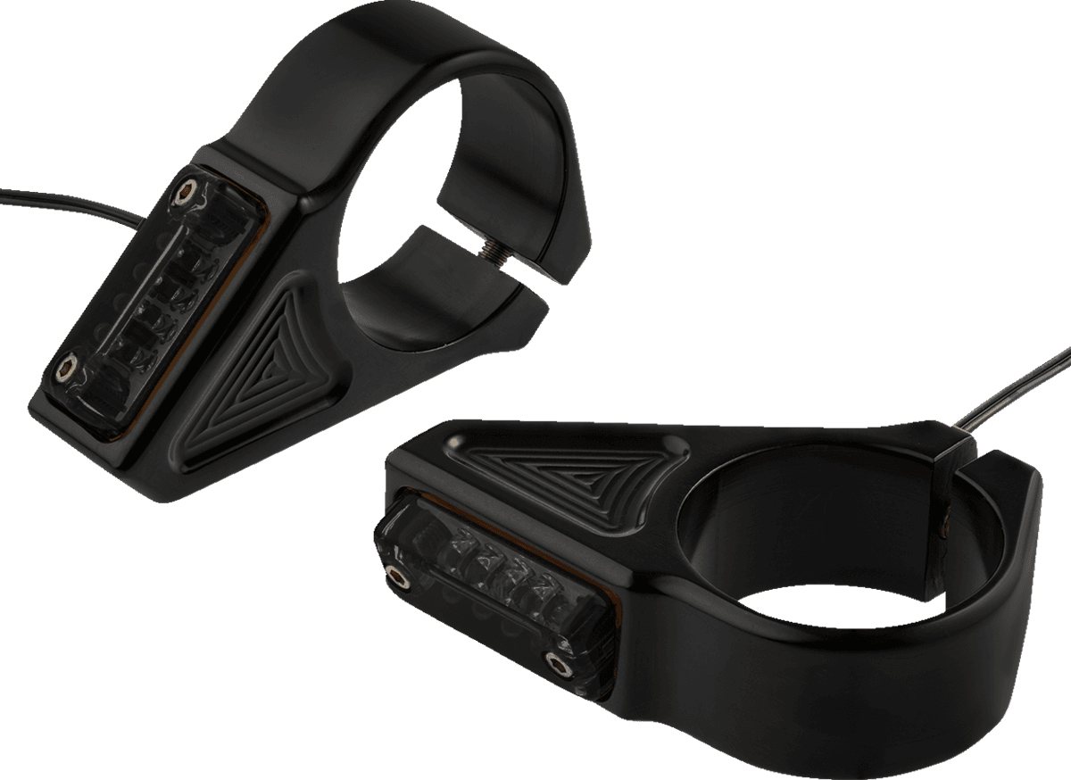 Fork Mount Turn Signals — 1200 Custom EFI XLC, 1200 Low EFI XLL, 1200 Roadster EFI XLR +50 more 1993-2020