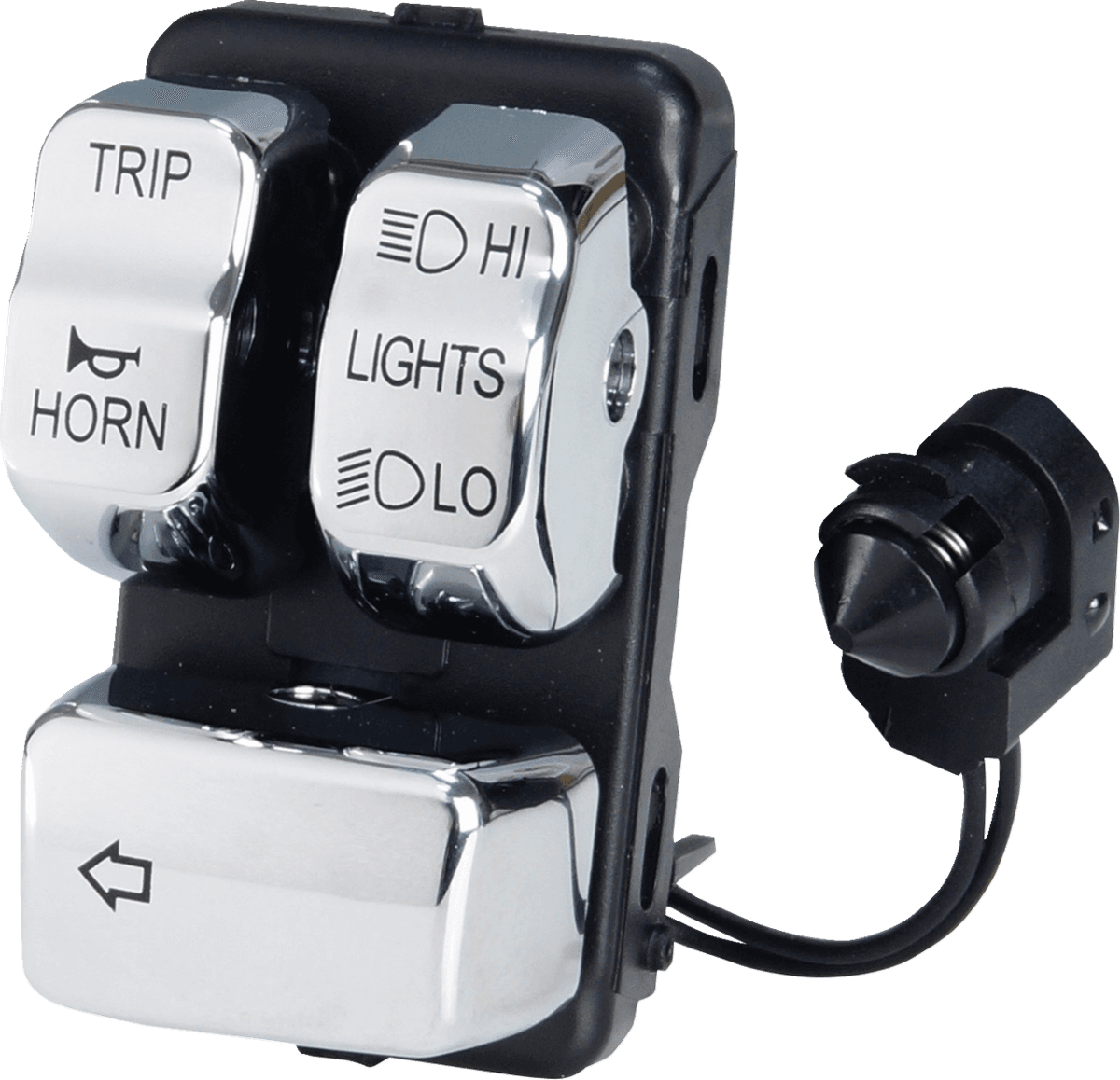 Can Bus Handlebar Control Module - Left - Chrome