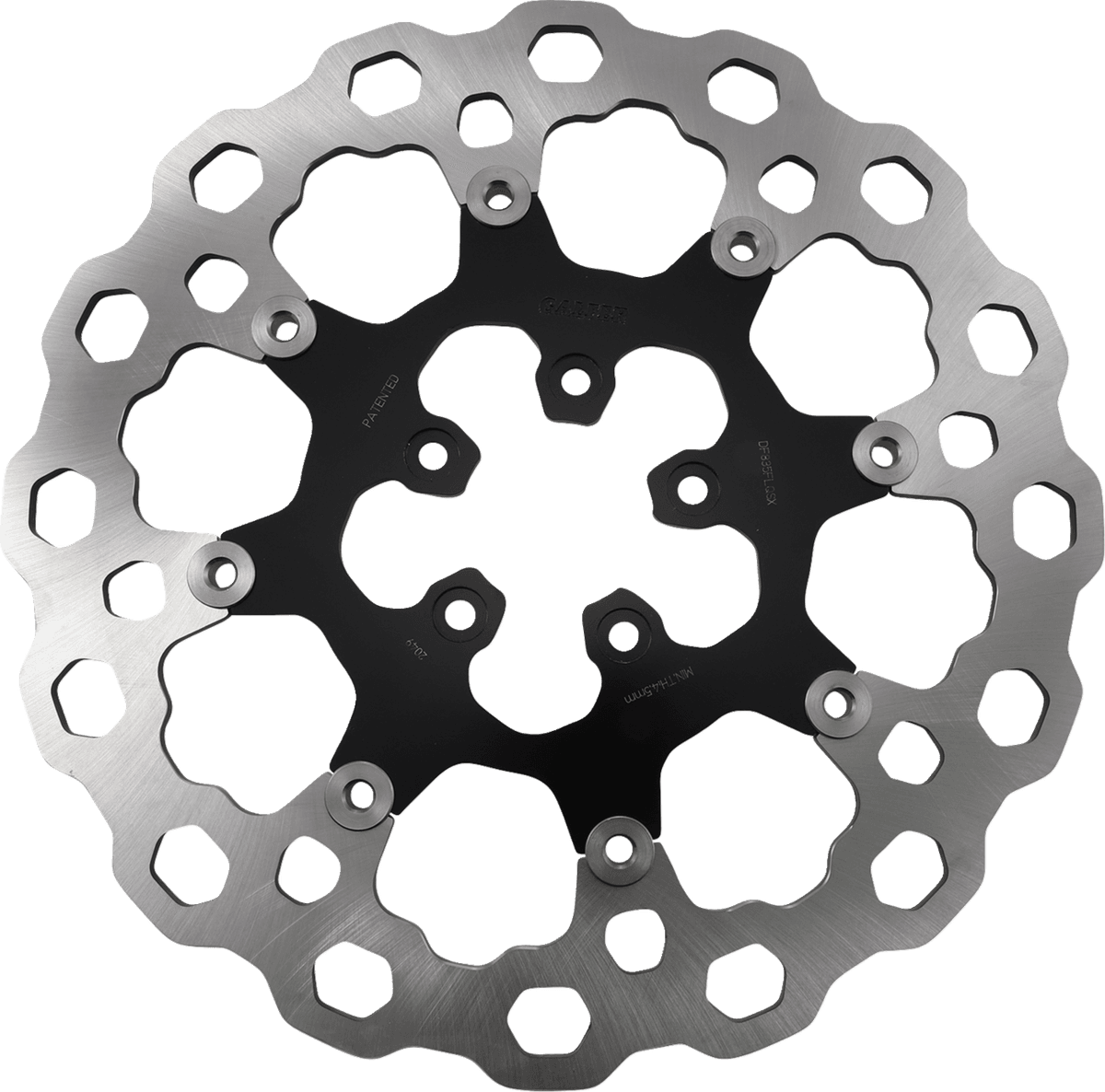 Oversize Cubiq™ Brake Rotor — Electra Glide Classic FLHTC, Electra Glide Standard EFI FLHTI, FLDE Deluxe 107 +43 more 2000-2019