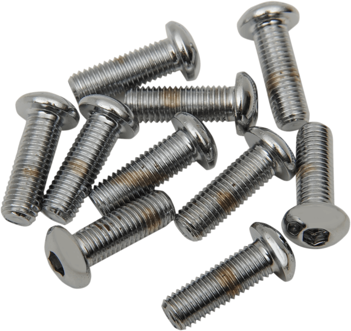 Bolts - Button Head/Replacement - 1/4"-28 x 1" - 10 Pack