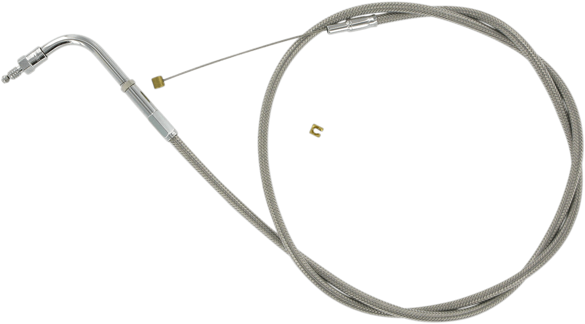 Stainless Steel Throttle/Idle Cable — 1200 Electra Glide FLH, 1200 Fat Bob FXEF, 1200 Low Rider FXS +13 more 1976-1980
