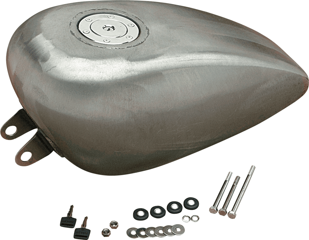 Gas Tank with Chrome Aero-Style Gas Cap — Sportster 1100 XLH, Sportster 750 XR, Sportster 883 XLH +9 more 1982-1994