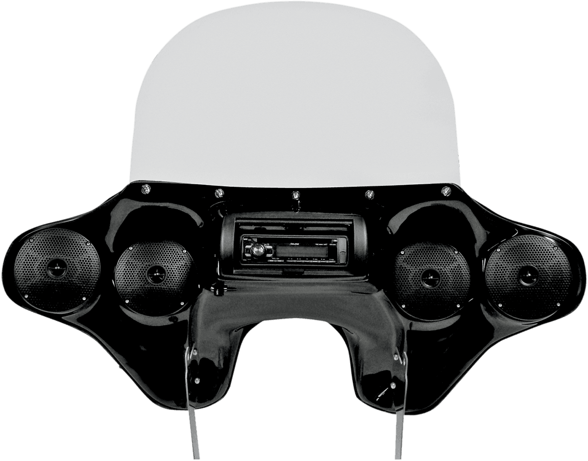 Quadzilla Fairing with Stereo Receiver — FLSTN Softail Deluxe, FLSTNI Softail Deluxe 2005-2017
