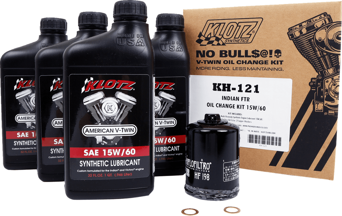Synthetic Oil Change Kit — FTR, FTR 1200, FTR 1200 S +5 more 2019-2024