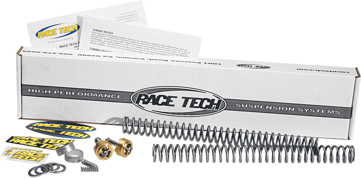 Complete Front End Suspension Kit — Gold Valve — Electra Glide Police  FLHTPI, Electra Glide Police FLHTP, Electra Glide Standard EFI FLHTI +10 more 2002-2005