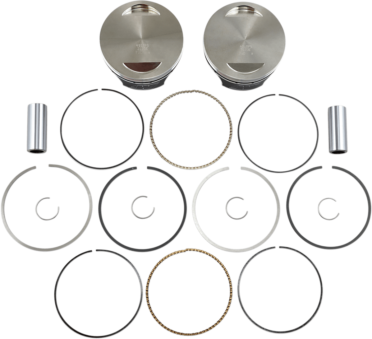 High-Performance Forged Piston Kit — FLD Switchback, FLHR Road King, FLHRC Road King Classic +39 more 2007-2017