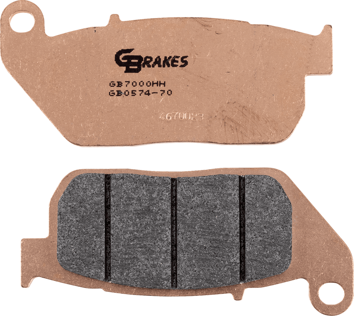 HH Sintered Brake Pads — XL1200C Sportster 1200 Custom, XL1200L Sportster 1200 Low, XL1200N Sportster 1200 Nightster +11 more 2004-2013