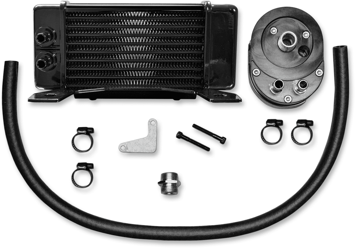 Oil Cooler Kit — Electra Glide Classic EFI FLHTCI, Electra Glide Classic FLHTC, Electra Glide Police  FLHTPI +22 more 1984-2008