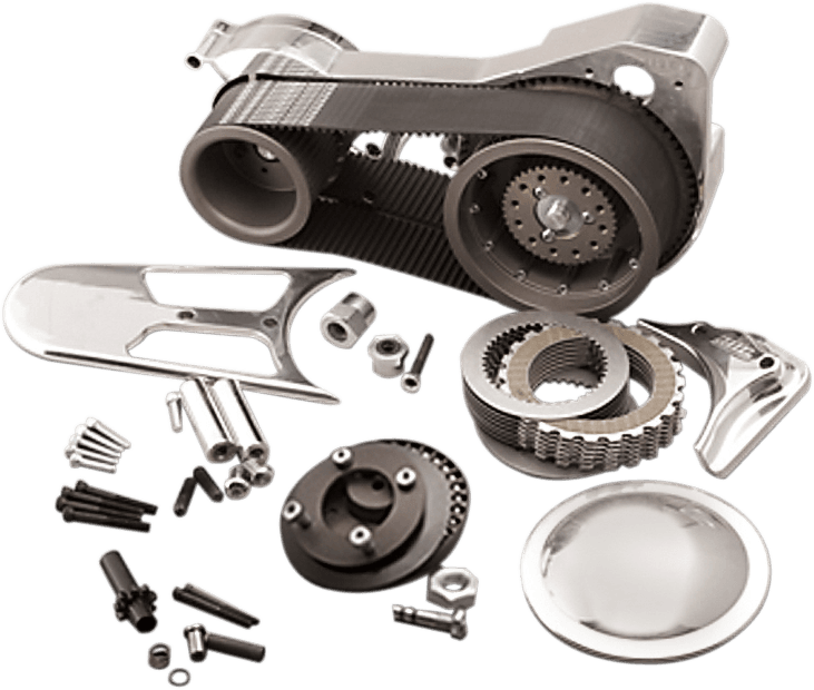 3" Electric Start 8 mm Belt Drive with Lockup Clutch — FXLR Low Rider Custom, FXR Super Glide II, FXRS Low Glide +5 more 1990-1993