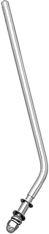 Mirror Stem - Replacement - Die-Cast Mirror - Long - Chrome