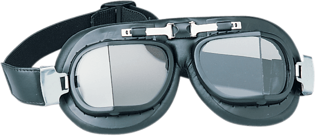 Red Baron Goggle - Flat Black - Tinted Lens