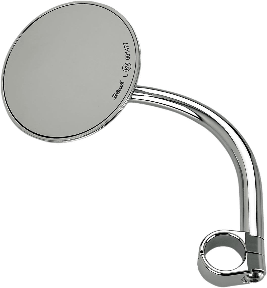Mirror - Utility - Side View - Round - Clamp-On - Chrome - 1"