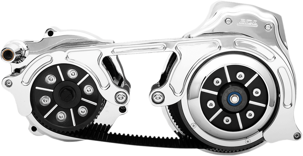 2" Open Belt Drive Kit with 2-Piece Motor Plate — FLS Softail Slim, FLSS Softail Slim S, FLSTC Heritage Softail Classic +24 more 2007-2017