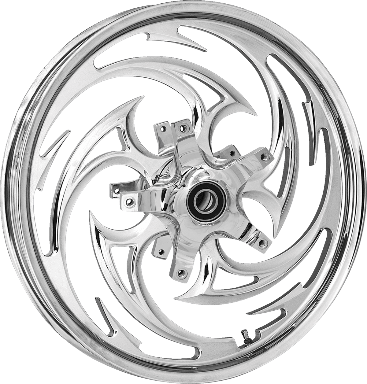 Wheel for Stock Rotor - Savage - Front - Chrome - 21x3.5