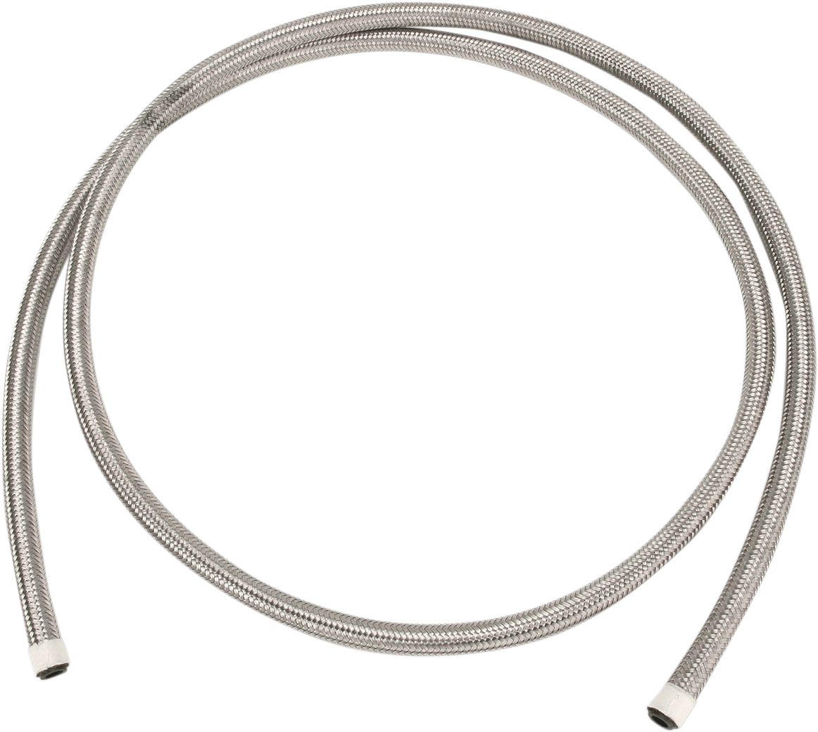 Braided Fuel/Oil Hose - Stainless Steel - 3/8" - 25'