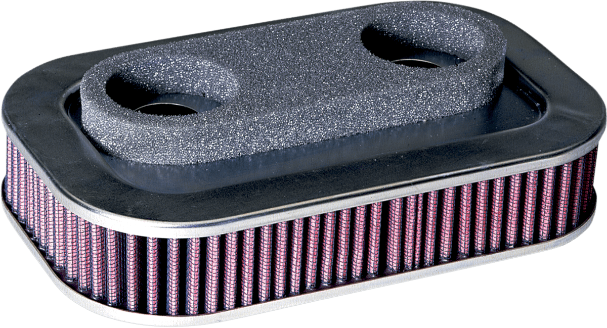 Replacement High-Flow Air Filter — Sportster 1200 XLH, Sportster 883 XLH, XL1200C Sportster 1200 Custom +11 more 1988-2006