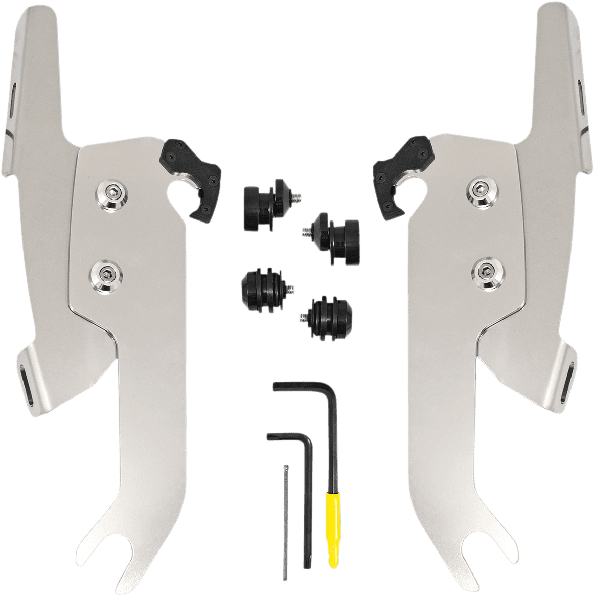 Fats/Slim Windshield Trigger-Lock Complete Mount Kit — FLSL Softail Slim 107 2018-2021