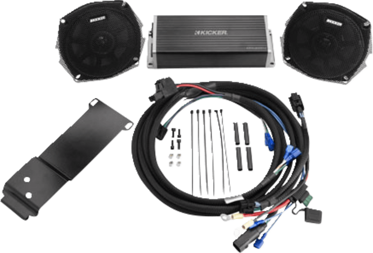 Speaker/Amplifier Kit — FLTR Road Glide, FLTRI Road Glide, FLTRX Road Glide Custom 1998-2013