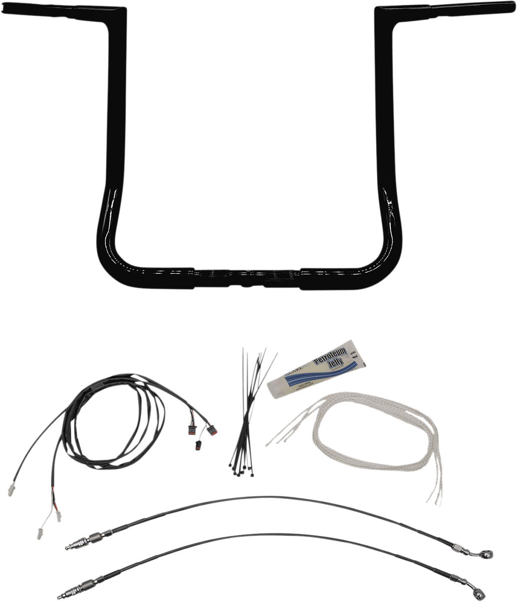 1-1/4" EZ Install Flat Top Handlebar Kit — Electra Glide Ultra Classic Low FLHTCUL, FLHT Electra Glide Standard, FLHTCU Electra Glide Ultra Classic +10 more 2014-2020