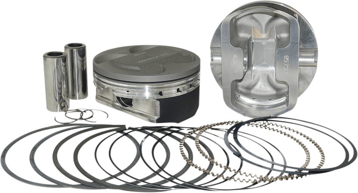 Super-Duty Big Bore Piston Kit — FLFB Fat Boy 107, FLHC Heritage Classic 107, FLHR Road King +8 more 2017-2024