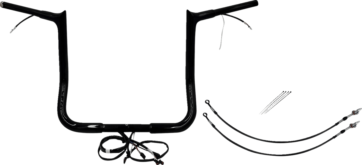 EZ Install Wired 1-1/4" Pointed Top Handlebar Kit — FLHT Electra Glide Standard, FLHTCU Electra Glide Ultra Classic, FLHTCUTG Tri Glide Ultra +2 more 2016-2020