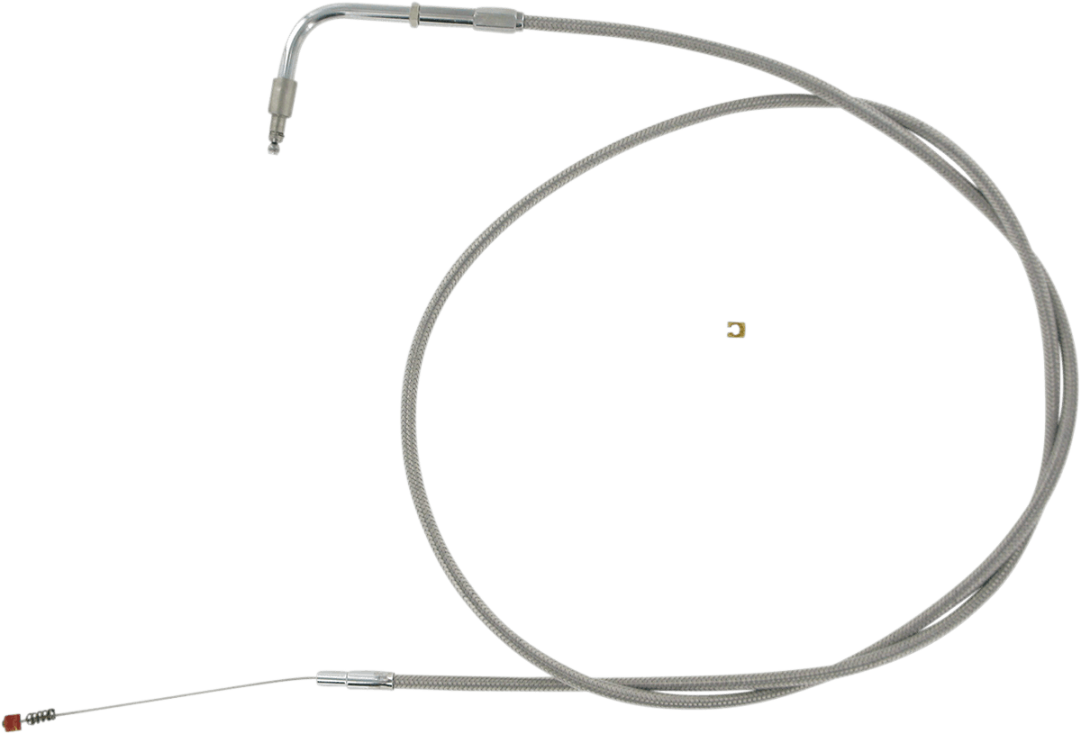 Stainless Steel Throttle/Idle Cable — FLHR Road King, FLHT Electra Glide Standard, FLHTC Electra Glide Classic +1 more 1996-2001