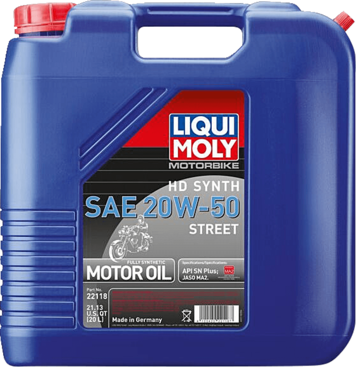 H-D® Synthetic 4T Street Oil - 20W-50 - 20 Liter