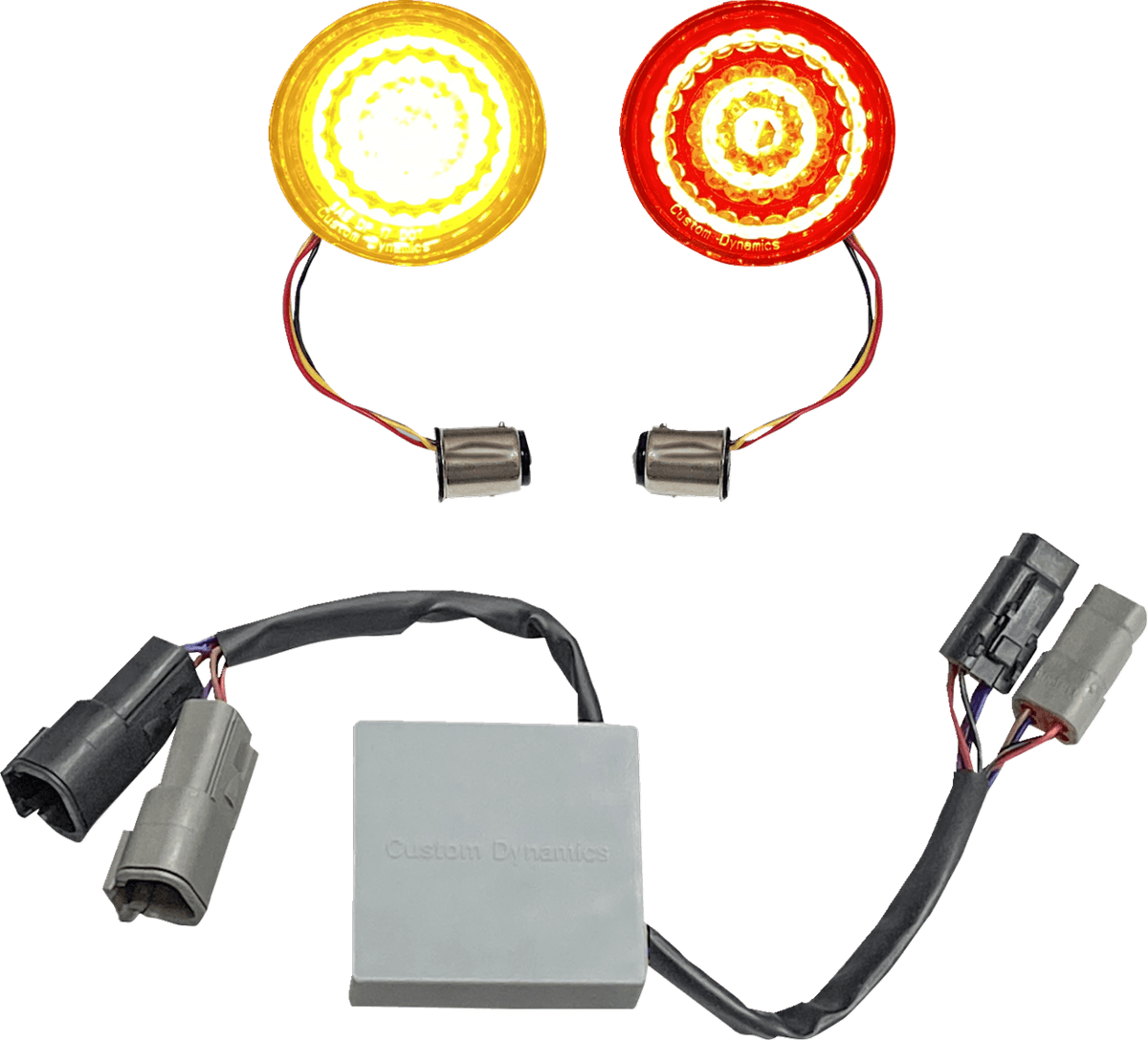 SMART LED Bullet Turn Signal Inserts — FLS Softail Slim, FLSS Softail Slim S, FXS Blackline +1 more 2011-2017